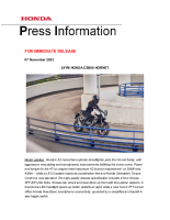 HONDA CB500 HORNET - press information 2024-0